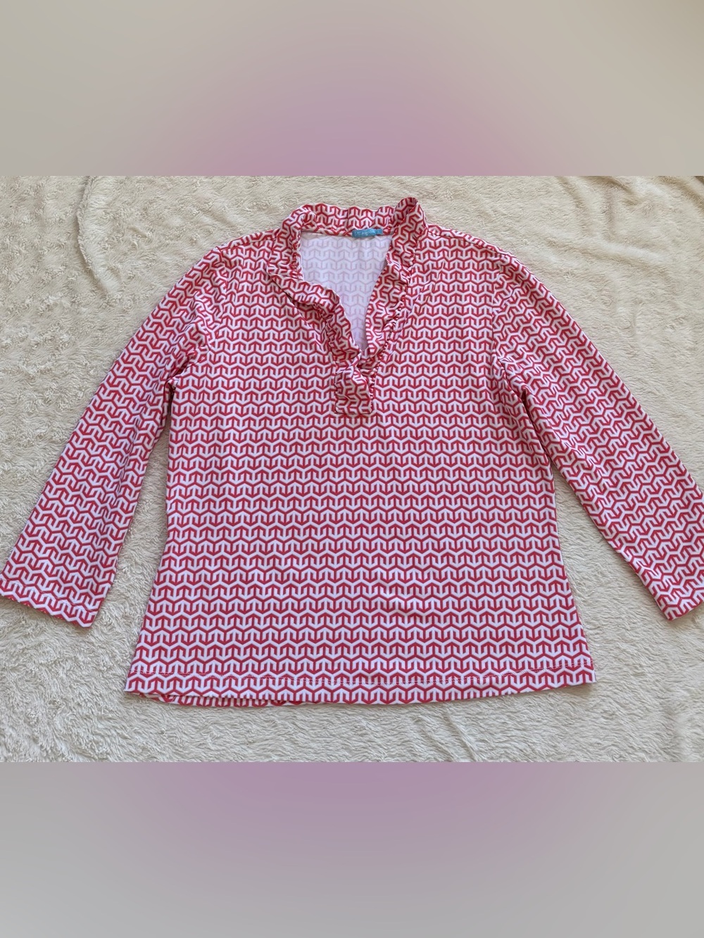 J.McLaughlin Durham Ruffle Top - Picture 4 of 5